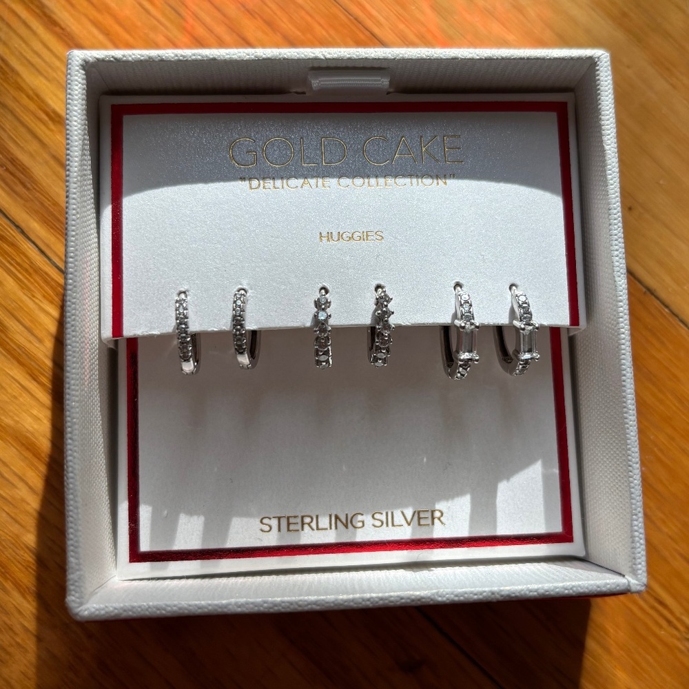 Sterling Silver Huggies - Picture 5 of 7